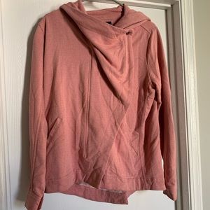 Hurley Pink Cowl-Neck Jacket size S